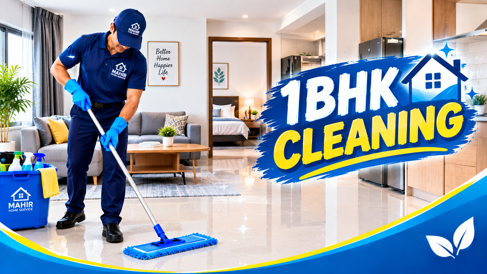 🏠 1BHK Cleaning